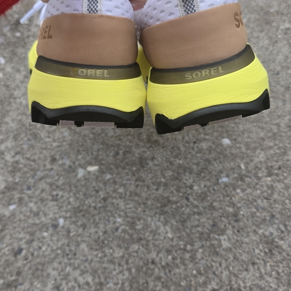 Sorel Women's White and Yellow Sneakers - Picture 4 of 5
